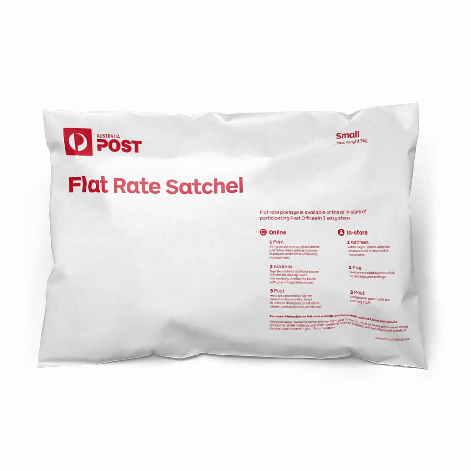 Parcel post best sale 5kg satchel