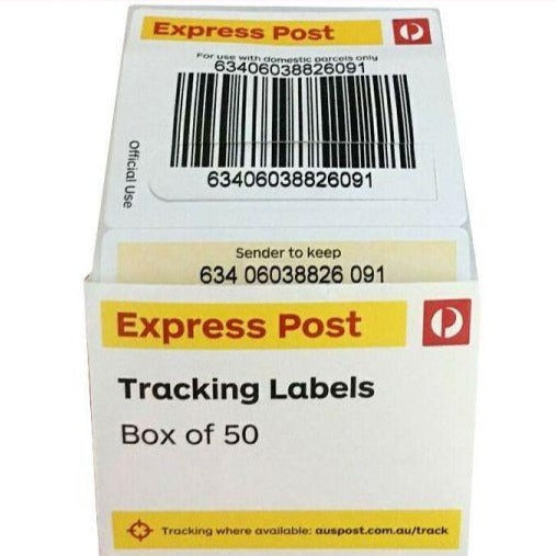 400 Australia Post Express Shipping Tracking Labels